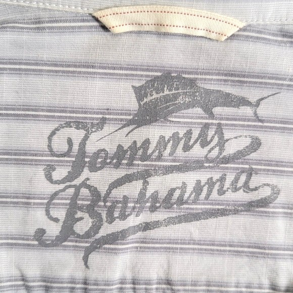 Tommy Bahama Long Sleeve Button Up Shirt Men's Large Striped Relax Casual Beach - Picture 5 of 12